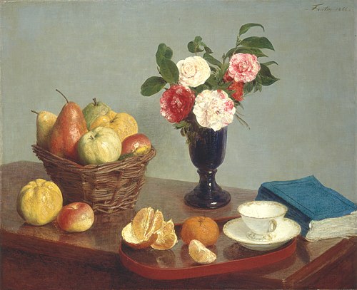 Still Life, 1866, Henri Fantin-Latour