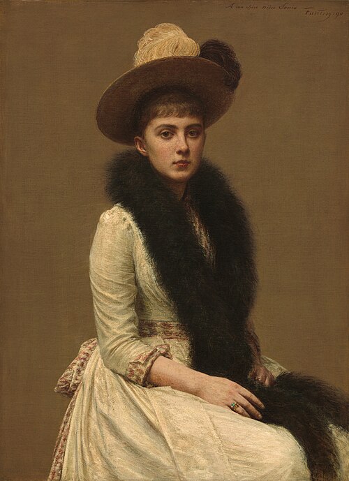 Portrait of Sonia, 1890, Henri Fantin-Latour