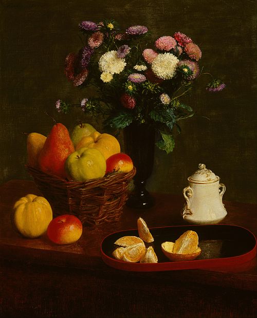 Fleurs et Fruits, 1866, Henri Fantin-Latour