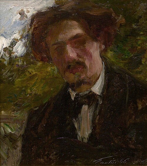 Portrait of the Artist Alphonse Legros, 1856, Henri Fantin-Latour