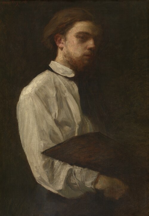 Self Portrait, 1858, Henri Fantin-Latour