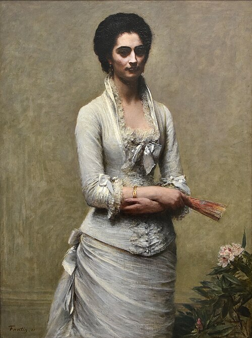 Portrait of Eva Callimachi-Catargi, 1881, Henri Fantin-Latour