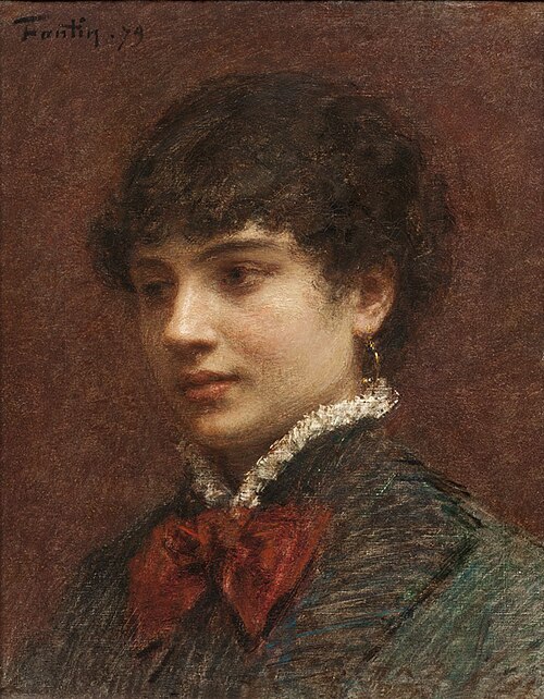 Meisjesportret, 1879, Henri Fantin-Latour