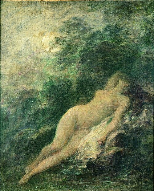 Sommeil de Diane (La nuit) (El sueño de Diana), , Henri Fantin-Latour