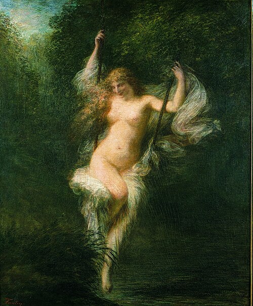 Sarah la bañista, 1887, Henri Fantin-Latour