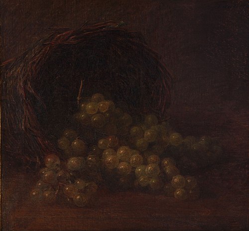 Le panier de raisin (Uvas), , Henri Fantin-Latour