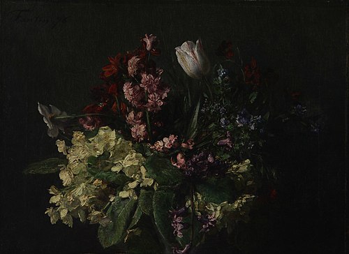 Gerbe de Printemps (Ramo primaveral), 1876, Henri Fantin-Latour