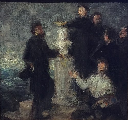 Esquisse pour l'hommage à Delacroix, 1863, Henri Fantin-Latour