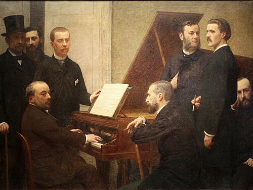 Around the Piano, 1885, Henri Fantin-Latour