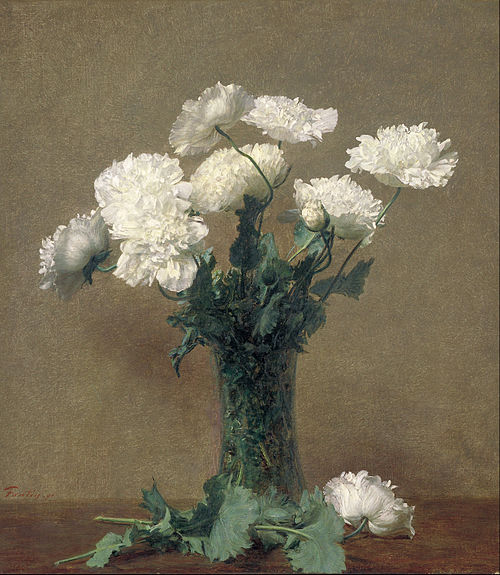 Poppies, 1891, Henri Fantin-Latour