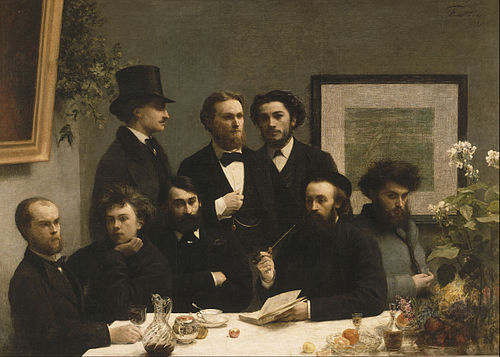 Un coin de table, 1872, Henri Fantin-Latour