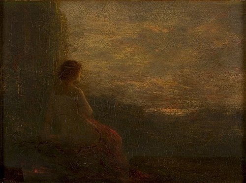 Dromerij bij zonsondergang (Rêverie), , Henri Fantin-Latour