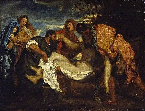 The Entombment, after Titian, , Henri Fantin-Latour