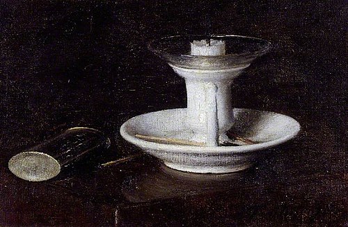 White candlestick, 1870, Henri Fantin-Latour