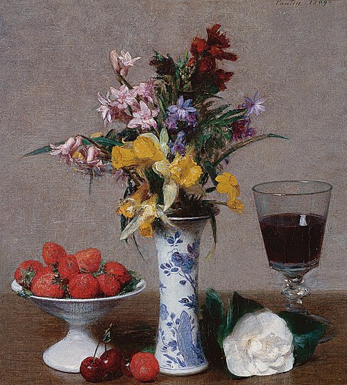 Still Life (The Engagement), 1869, Henri Fantin-Latour