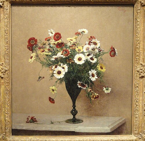 Chrysanthemums, 1889, Henri Fantin-Latour