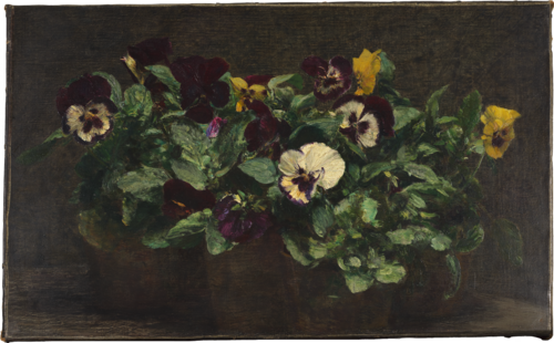 Still Life with Pansies, 1892, Henri Fantin-Latour