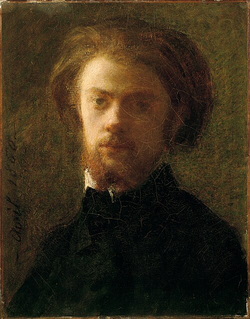 Autoportrait, 1860, Henri Fantin-Latour