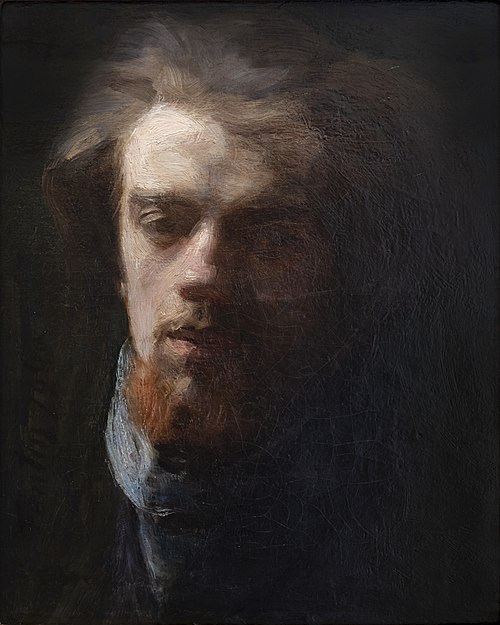 Portrait de l'artiste, 1861, Henri Fantin-Latour