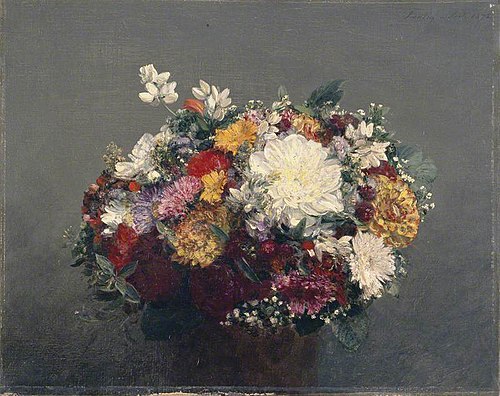 Flowers, 1872, Henri Fantin-Latour