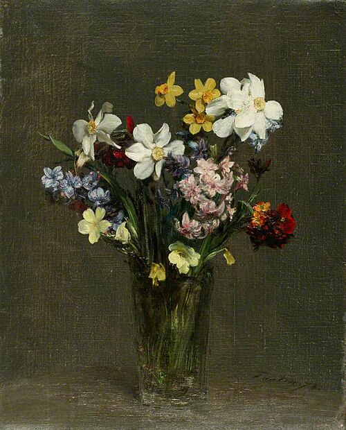 Flowers in a Vase, 1873, Henri Fantin-Latour