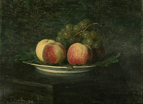 Peaches and Grapes, 1874, Henri Fantin-Latour