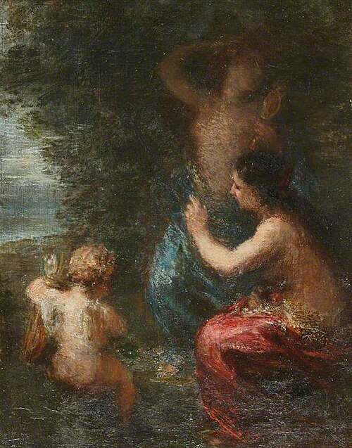 Cupid and Venus, 1872, Henri Fantin-Latour