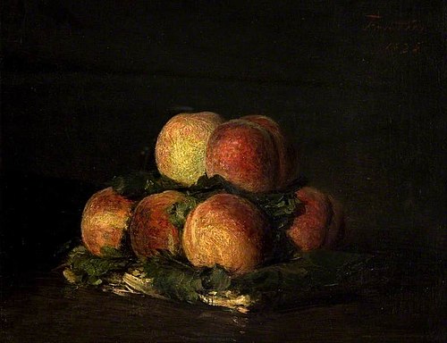Basket of Peaches, 1875, Henri Fantin-Latour
