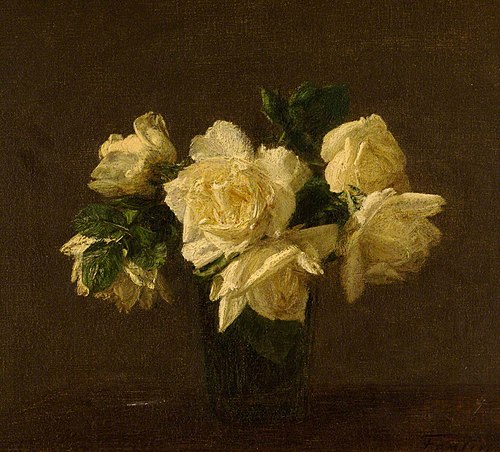 Yellow Roses, 1883, Henri Fantin-Latour