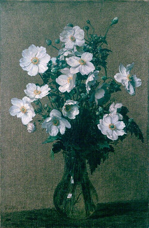 Anémones du Japon, 1884, Henri Fantin-Latour