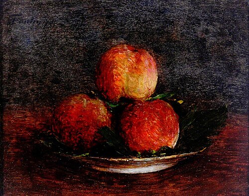 Trois pêches, 1879, Henri Fantin-Latour