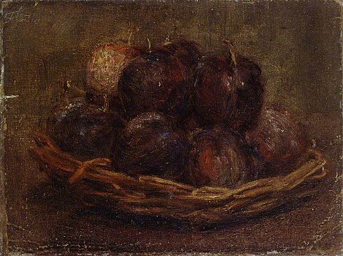 A Basket of Plums, 1869, Henri Fantin-Latour
