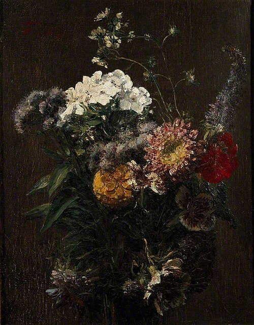 Still Life: Mixed Flowers, , Henri Fantin-Latour