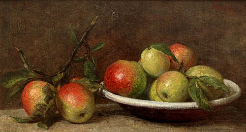 Apples, , Henri Fantin-Latour