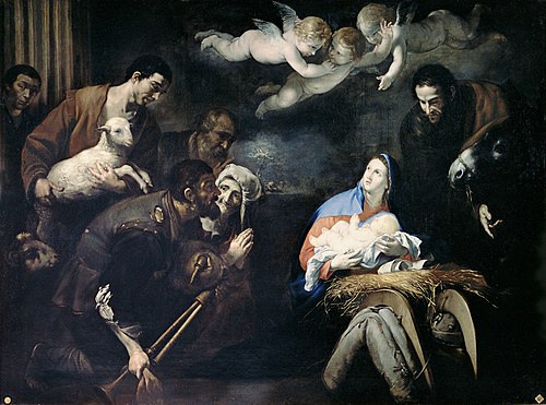 L’Adoration des bergers, 1640, Giovanni Do