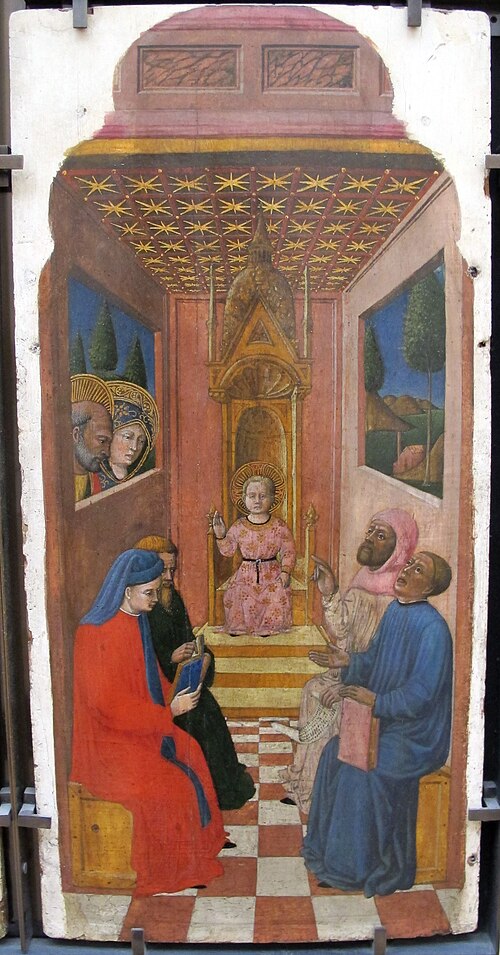 Jésus parmi les docteurs, 1450, Giovanni Francesco da Rimini