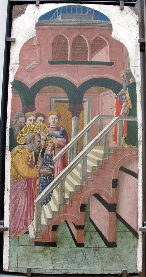 La Présentation de la Vierge au Temple, 1450, Giovanni Francesco da Rimini