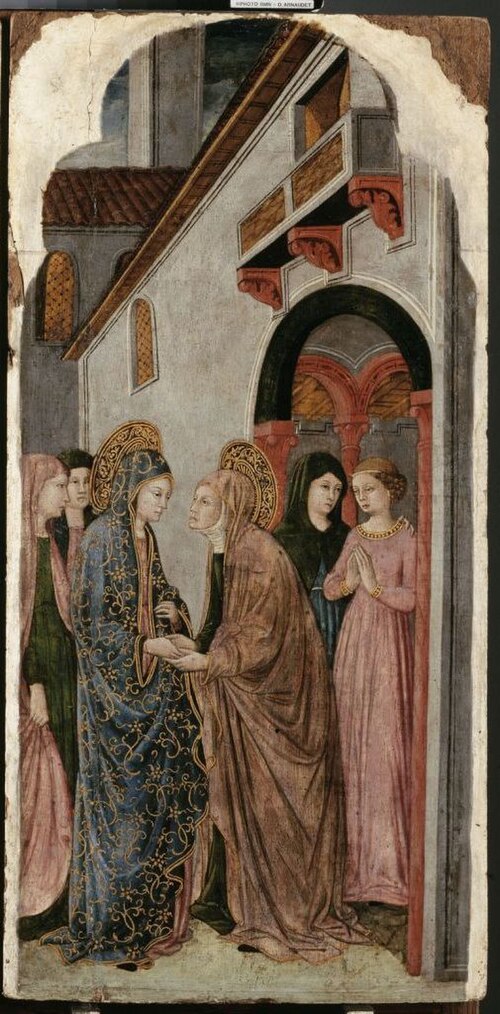 La Visitation, 1450, Giovanni Francesco da Rimini