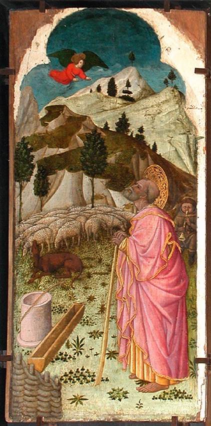 L'Ange apparaît à Joachim, 1450, Giovanni Francesco da Rimini