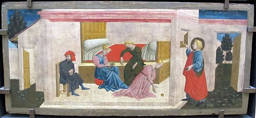La Charité de saint Nicolas de Bari, 1462, Giovanni Francesco da Rimini