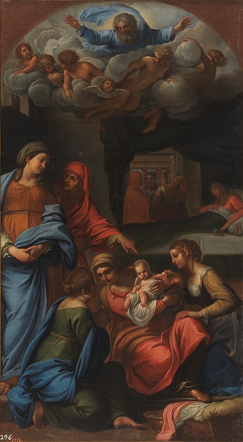 El Nacimiento de la Virgen, 1675, Girolamo Bonini