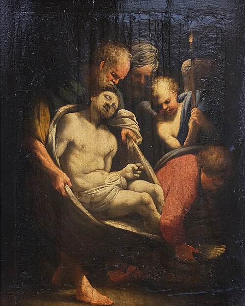 Entombment of Christ, 1600, Giulio Cesare Amidano