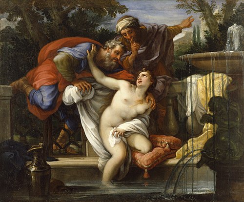 Susanna and the Elders, 1713, Giuseppe Bartolomeo Chiari