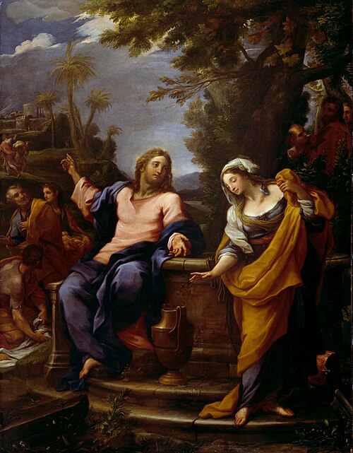 Christ and the Samaritan Woman, , Giuseppe Bartolomeo Chiari
