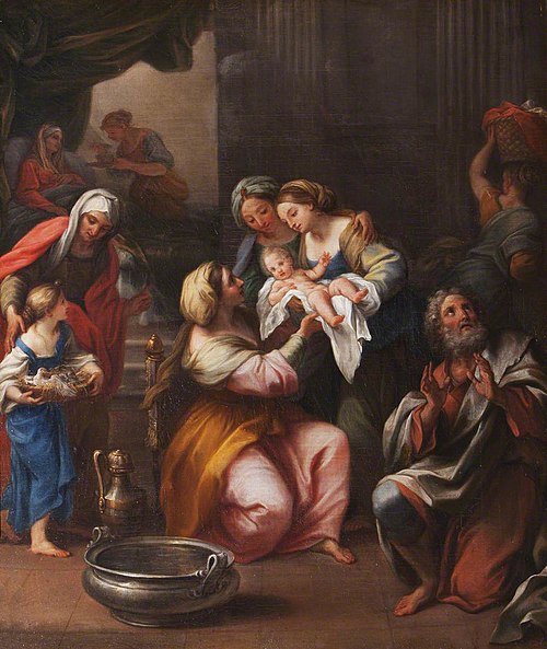 The Birth of the Virgin, , Giuseppe Bartolomeo Chiari