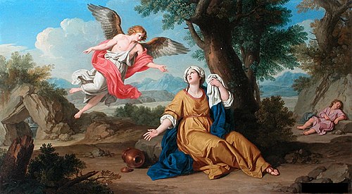Agar et l'ange, 1776, Giuseppe Bottani
