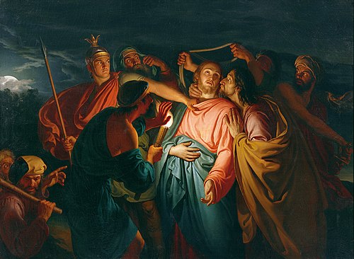 Der Judaskuss, 1840, Giuseppe Diotti