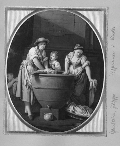 Wäscherinnen, 1705, Giuseppe Gambarini