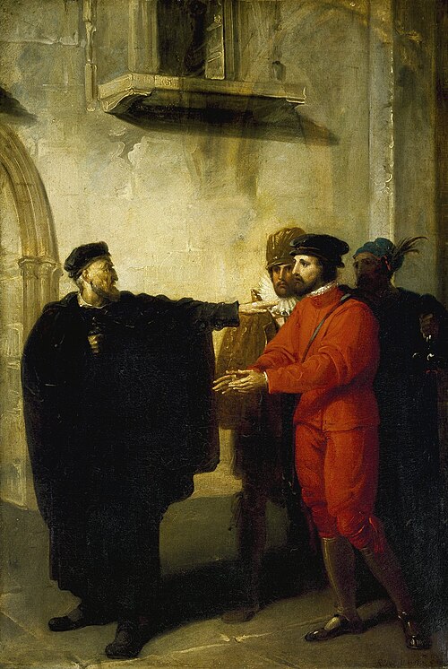 Shylock rebuffing Antonio, 1795, Richard Westall