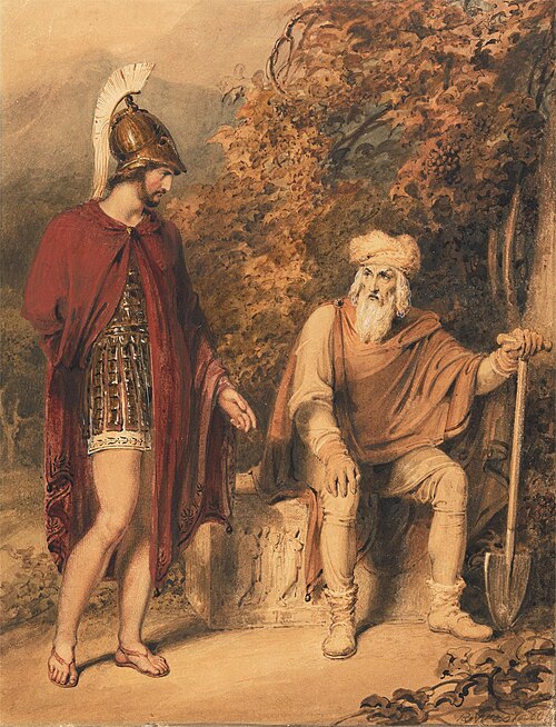 Alcibiades and Timon, 1805, Richard Westall
